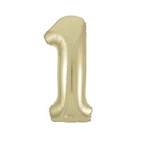 # 1 Gold number balloon 34 inch