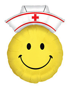 Smiley Nurse  Shape balloon