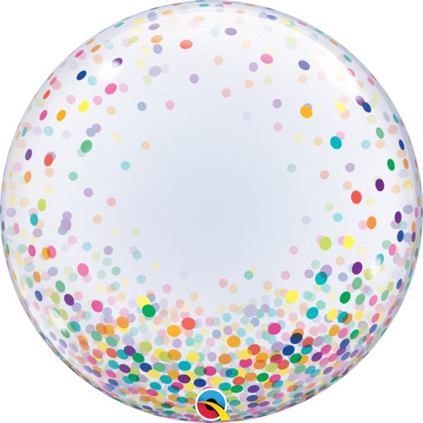 Colorful Confetti Dot Bubble