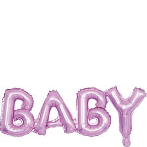 BABY PINK BLOCK PHRASE AIR FILLED