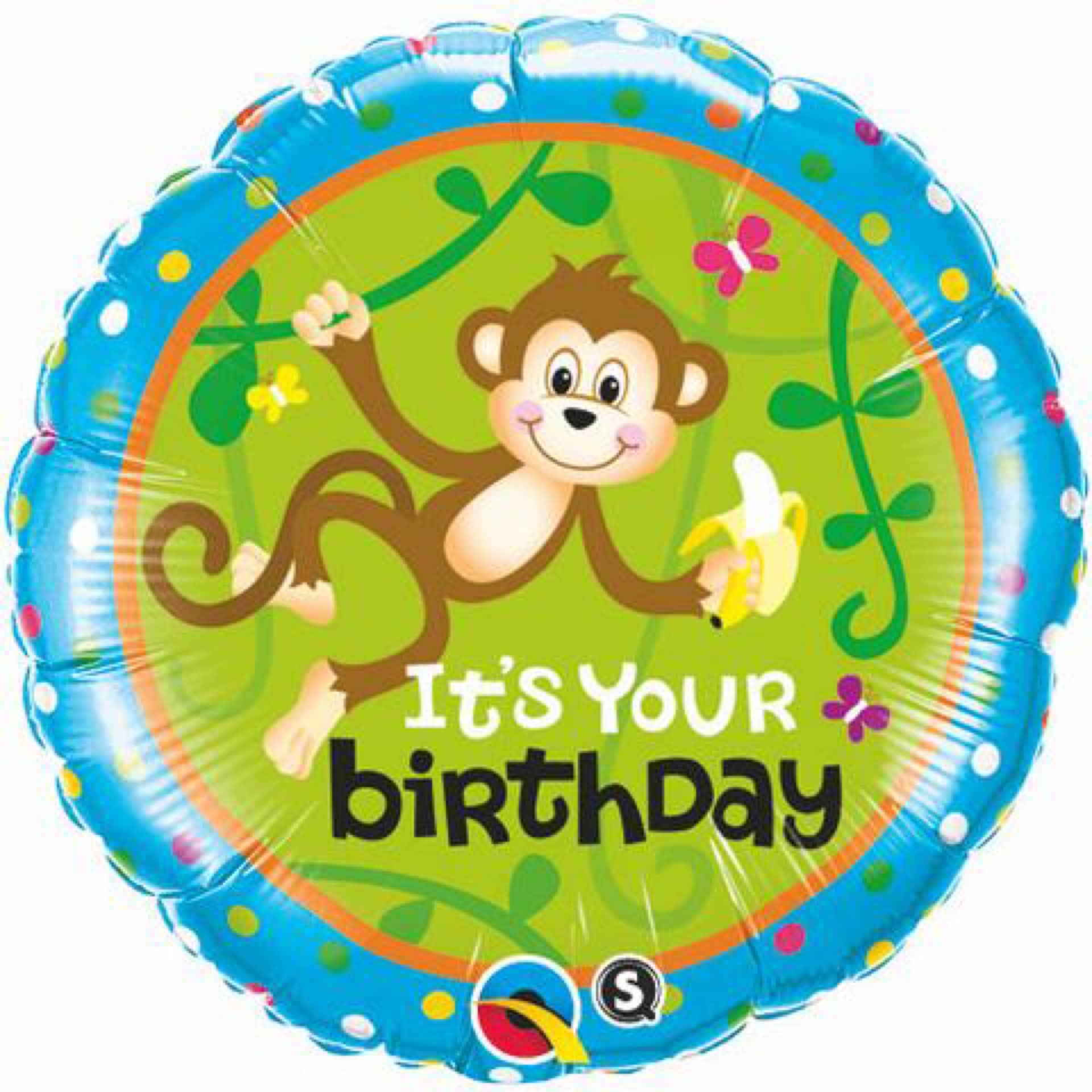 Monkey It’s Your Birthday Balloon