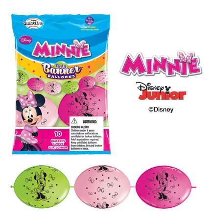 Minnie Mouse quick link banner
