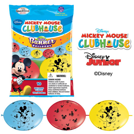 Mickey Mouse quick link banner