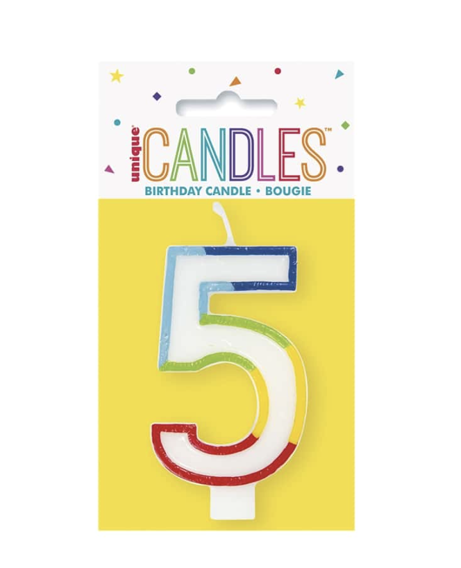 #5 Colorful candle