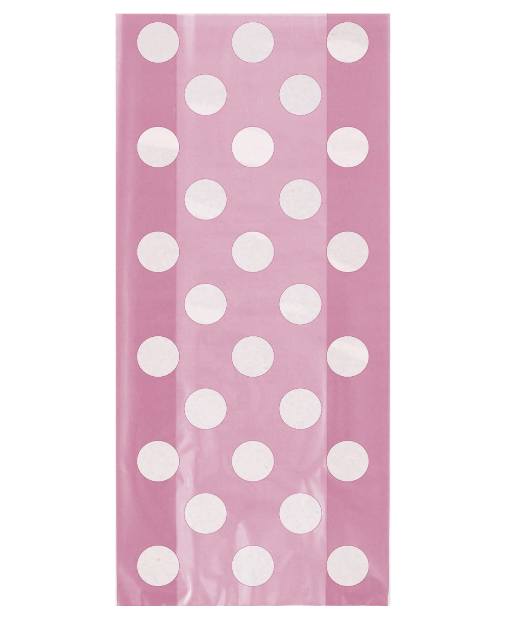 Hot Pink Dots Cellophane Bags 20ct