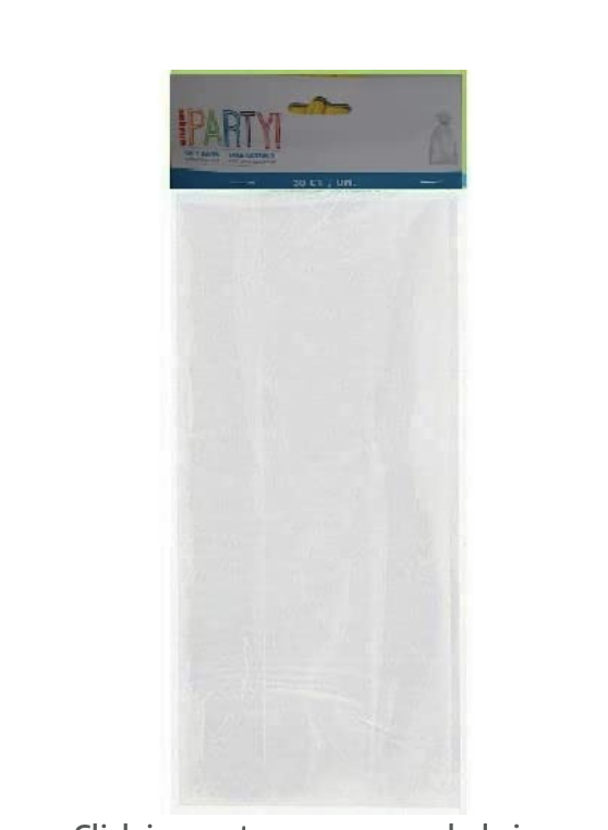 Clear Cellophane Bags 30ct