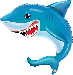 36″ Smilin Shark Shape – Balloon