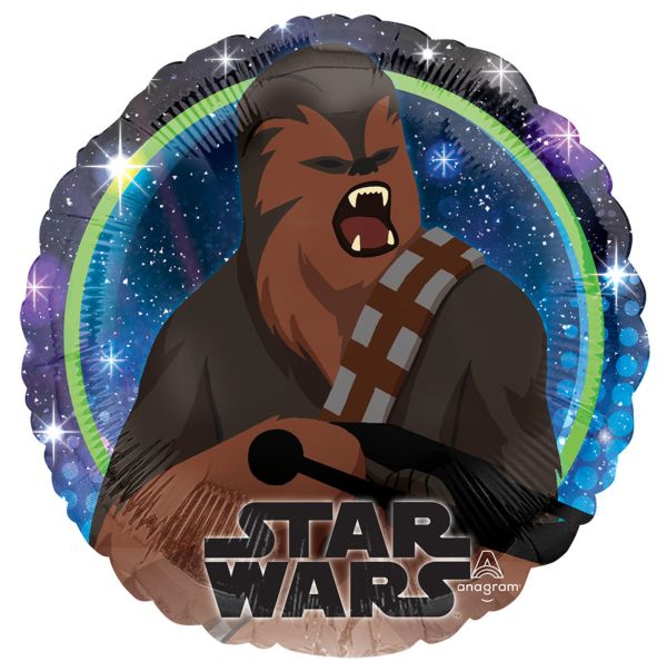 18″ Star Wars Galaxy Chewbacca Foil Balloon
