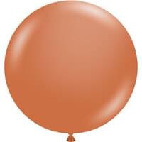 Tuftex Latex Balloon Orange Designer 24inch – 25 pieces