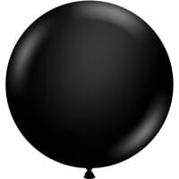 Tuftex Latex Balloon Black 17inch – 50 pieces