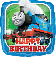 Thomas the Tank Engine Happy Birthday Mylar balloon