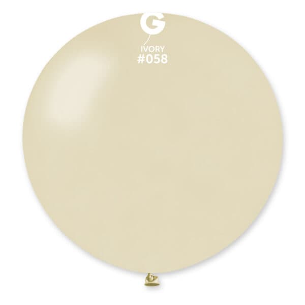 G- 30”Metallic ivory #058