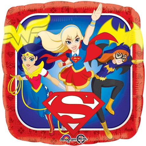 18″ DC Super Hero Girls Mylar balloon