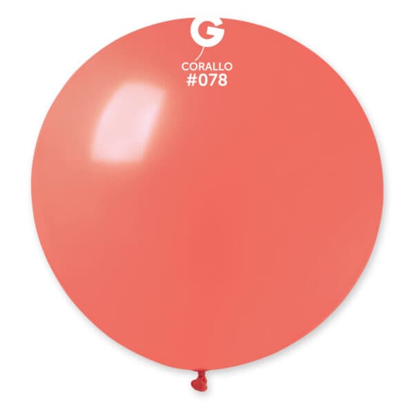 G-30″ Corallo #078 latex balloon