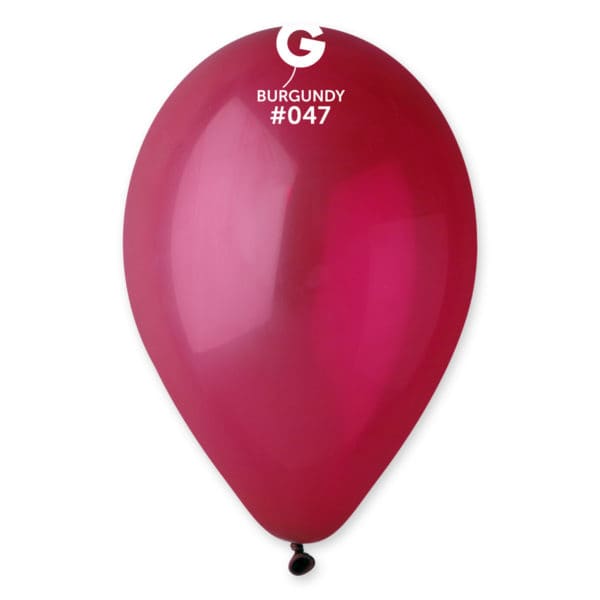 G-12″ Burgandy #047 – 50ct