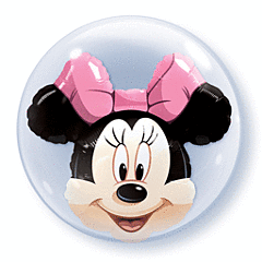 24” Minnie Mouse bubble balloon
