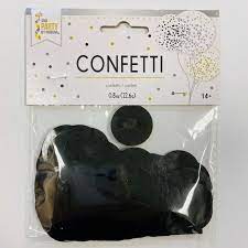Black confetti