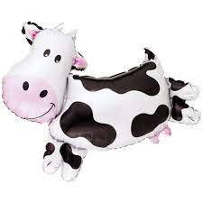 30″ Farmyard Cow shape balloon
