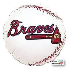 18″ MLB Atlanta Braves Logo Baseball
