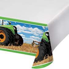 Tractor rectangular table cover
