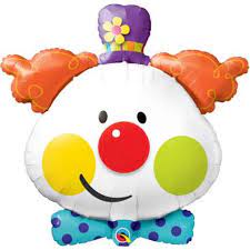 Clown super shape balloon