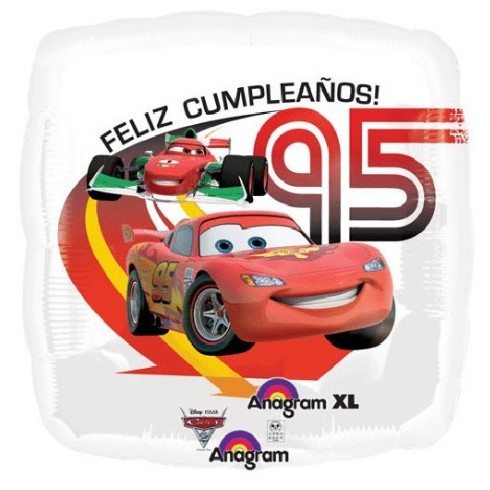 “ Feliz Cumpleaños” Disney cars Mylar