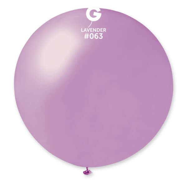 G-30″ Metallic lavender #063 latex balloon