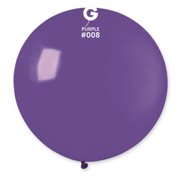 G-30″ Purple #008 latex balloon
