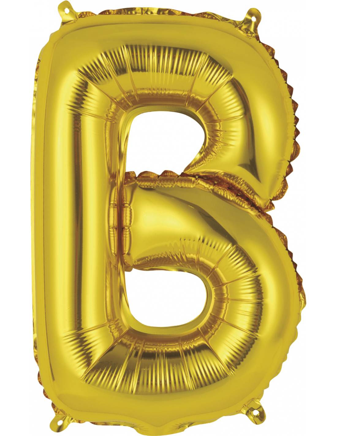 “B” Gold letter air filled balloon