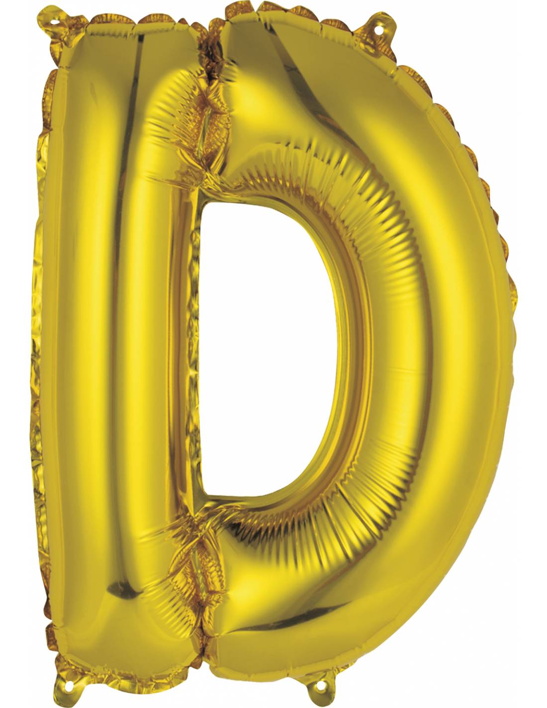 “D” Gold letter air filled balloon