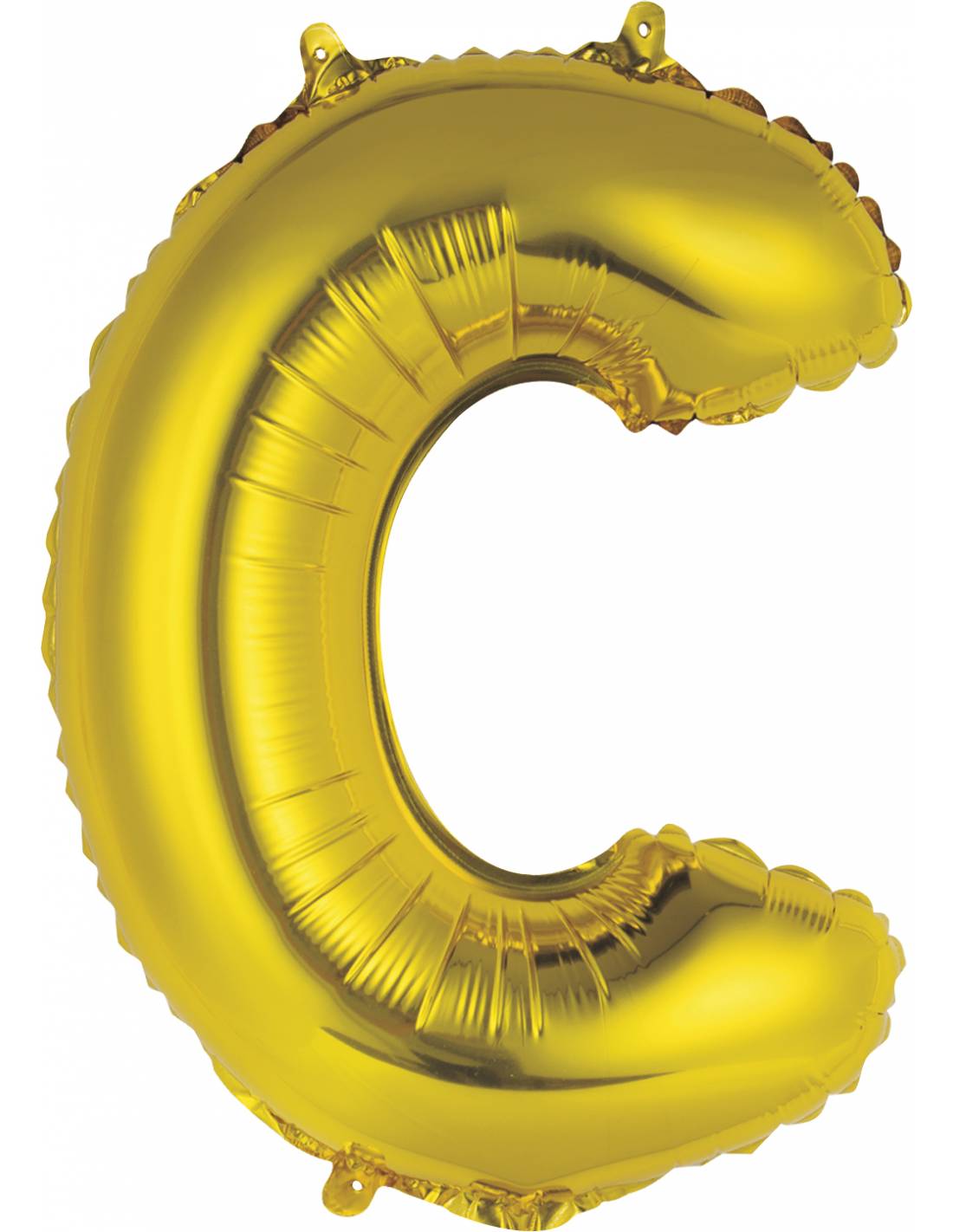 “C” Gold letter air filled balloon