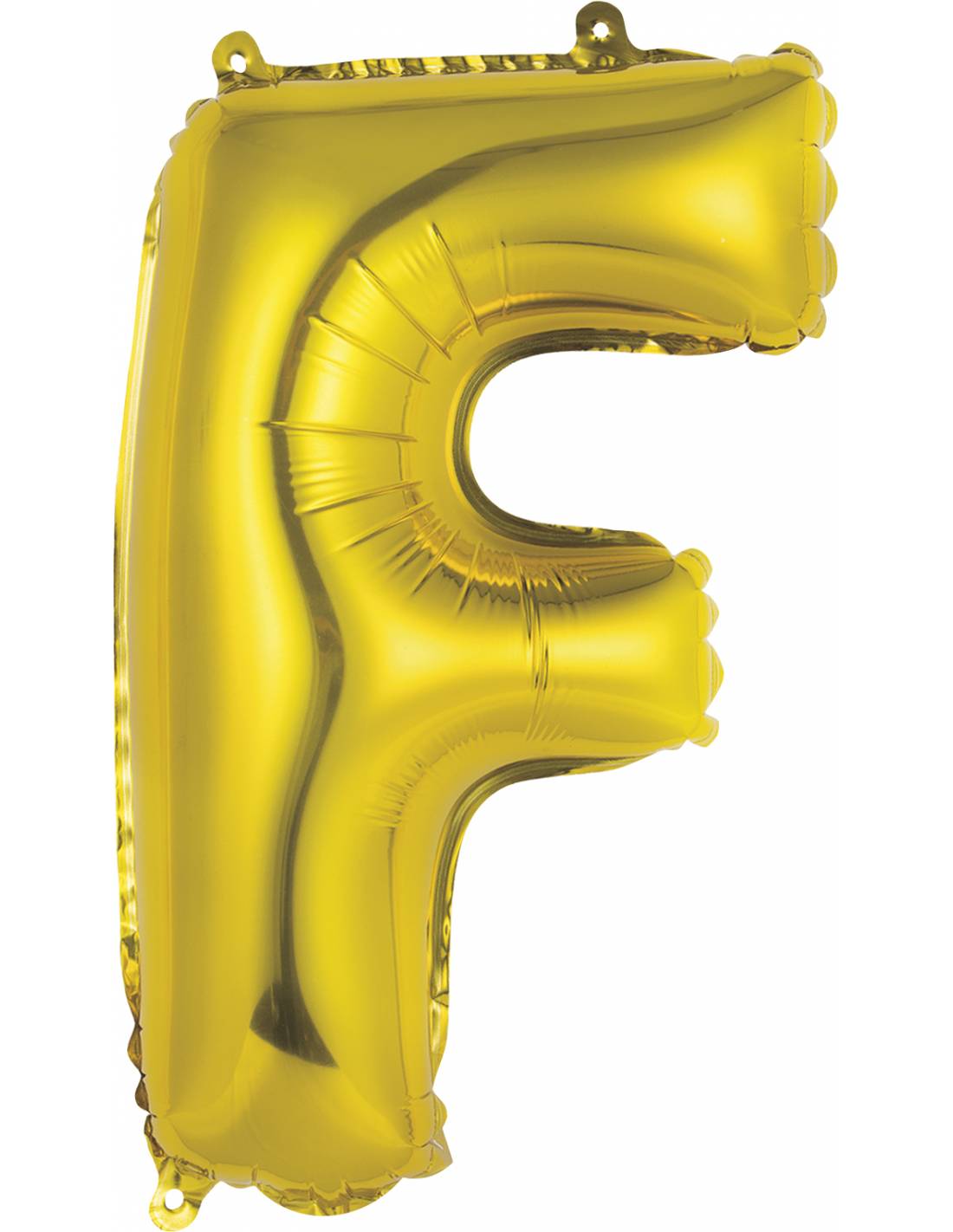 “F” Gold letter air filled balloon