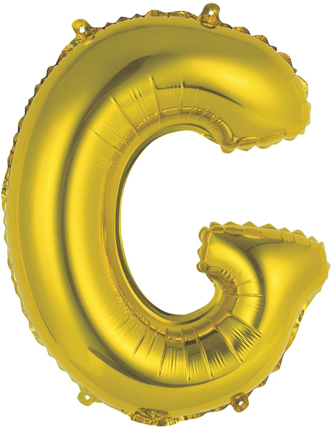 “G” Gold letter air filled balloon