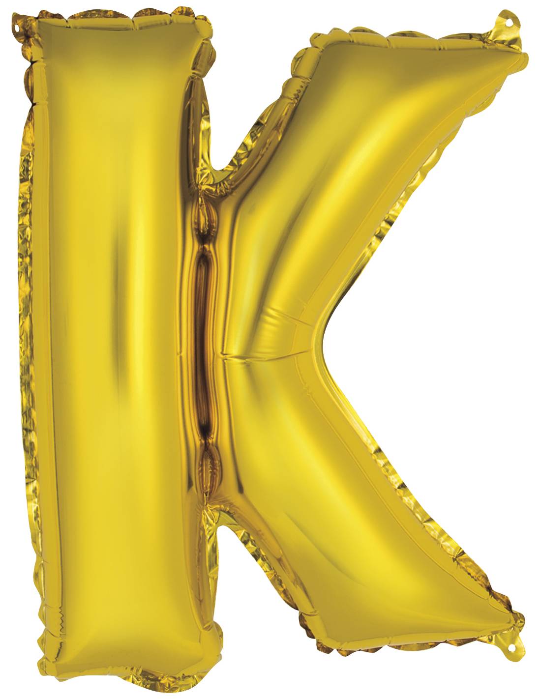 “K” Gold letter air filled balloon