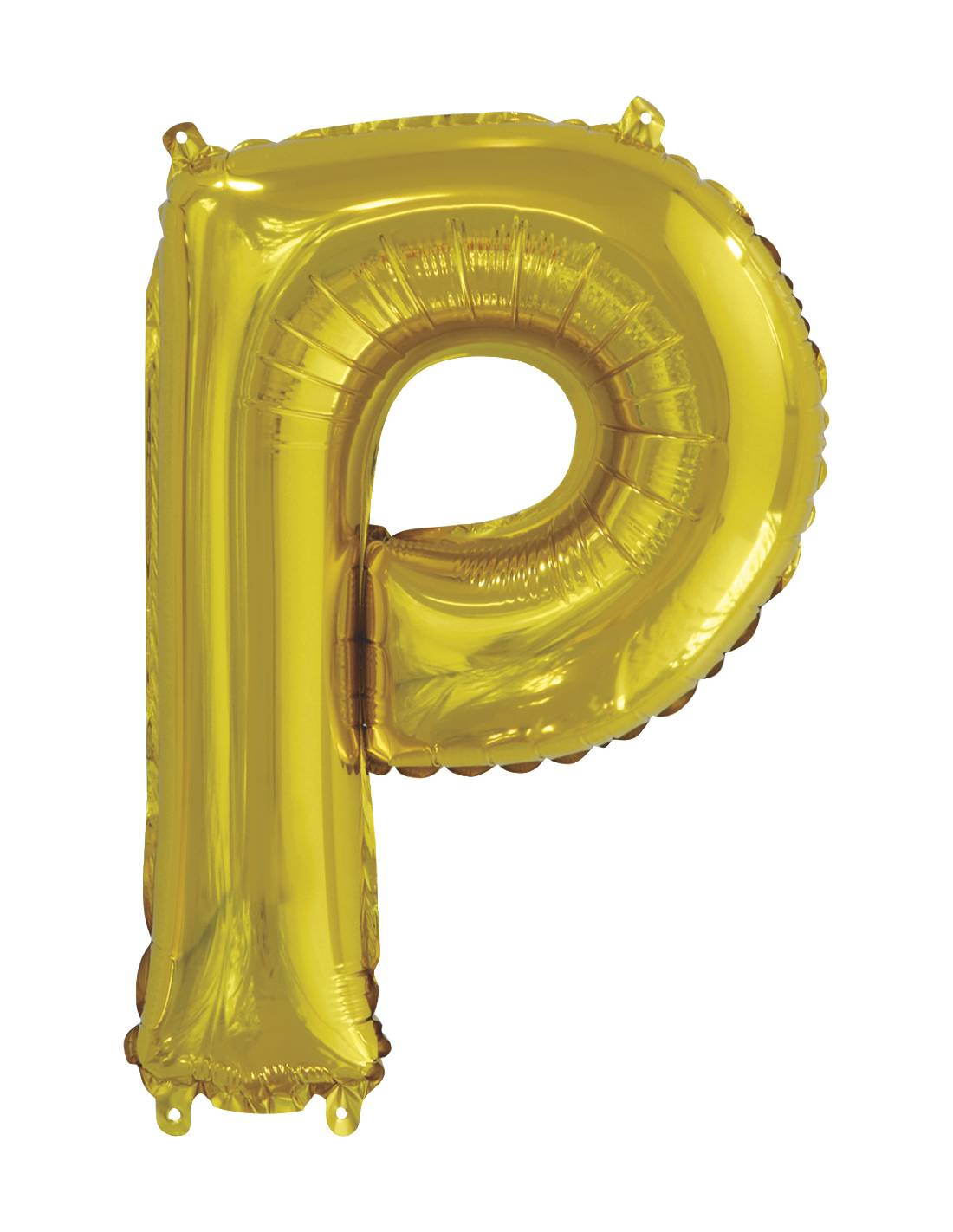 “P” Gold letter air filled balloon