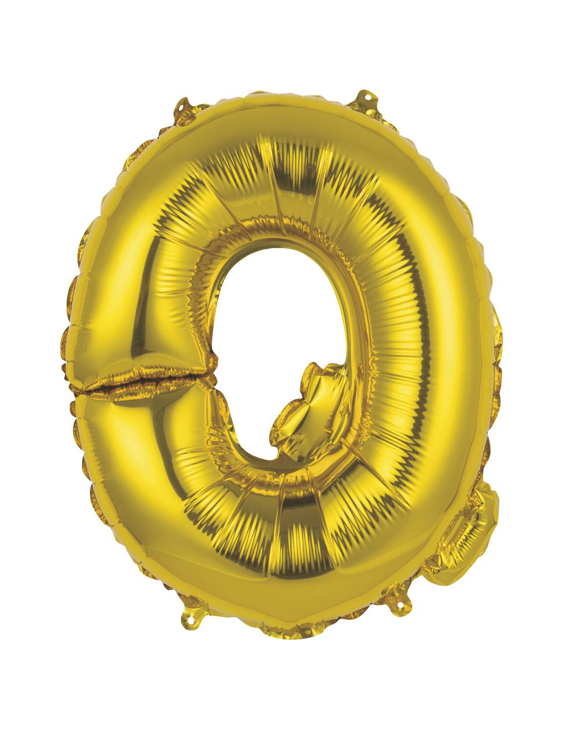 “Q” Gold letter air filled balloon