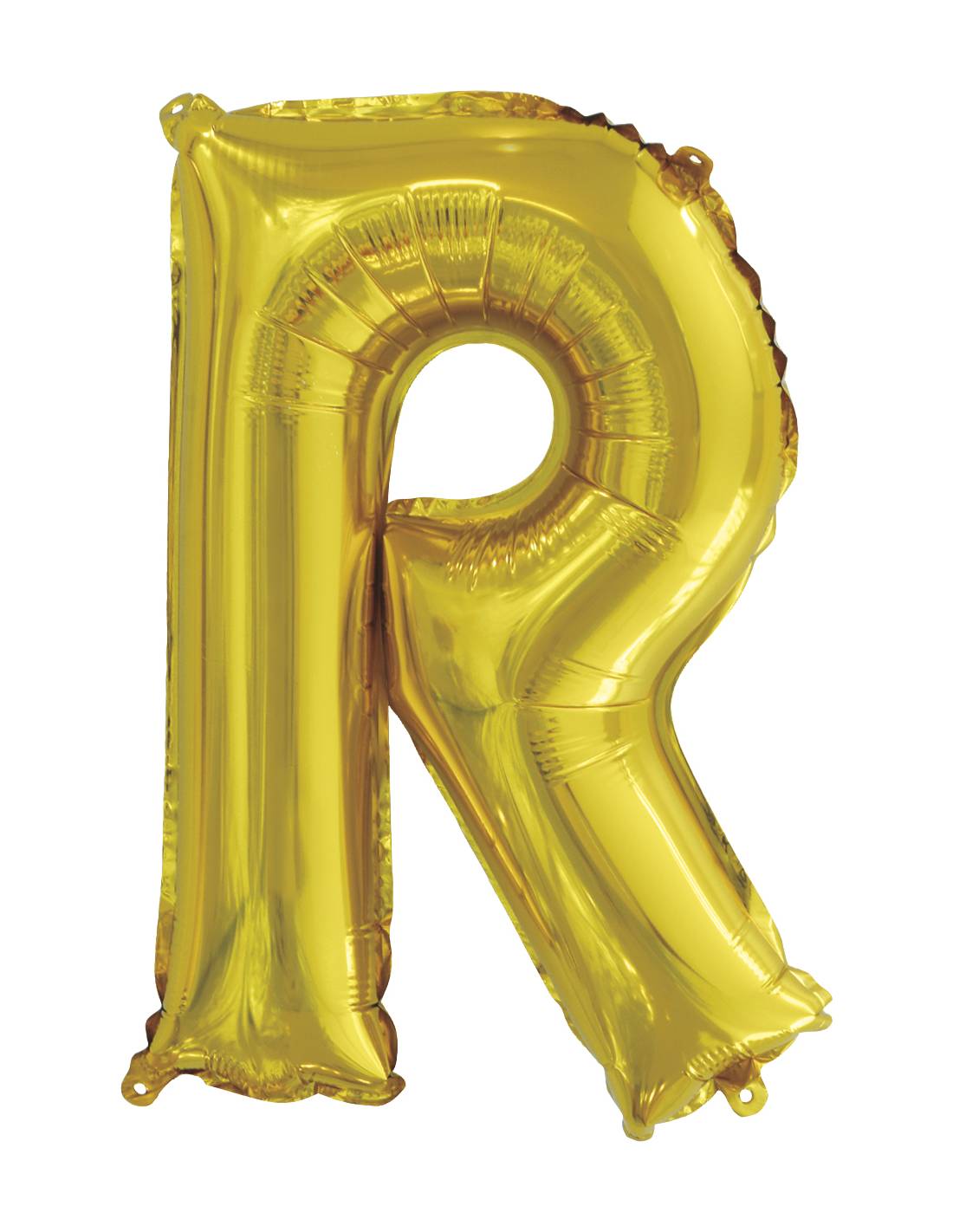 “R” Gold letter air filled balloon