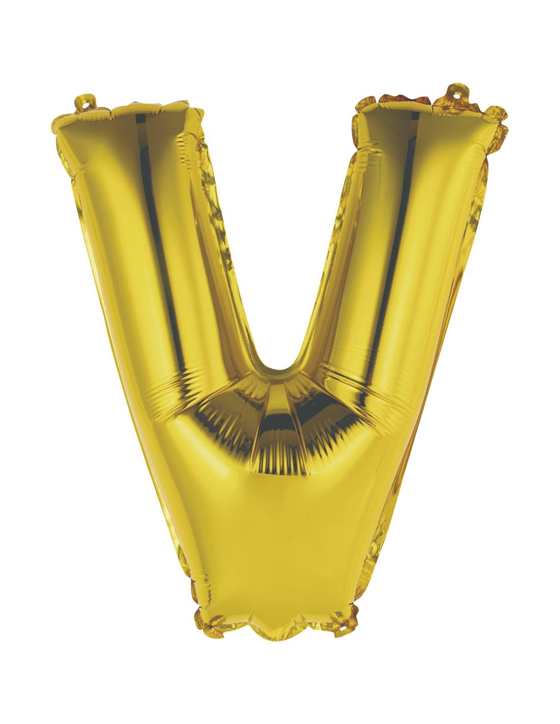 “V” Gold letter air filled balloon