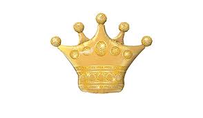 41” Golden Crown Shape Balloon
