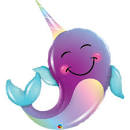 Narwhal Party Shape balloon