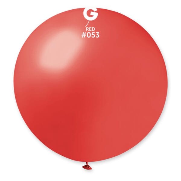 G-30″ Metallic Red #053  latex balloon