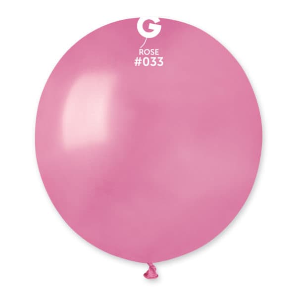 G- 19″ Metallic Rose  #033  3pz