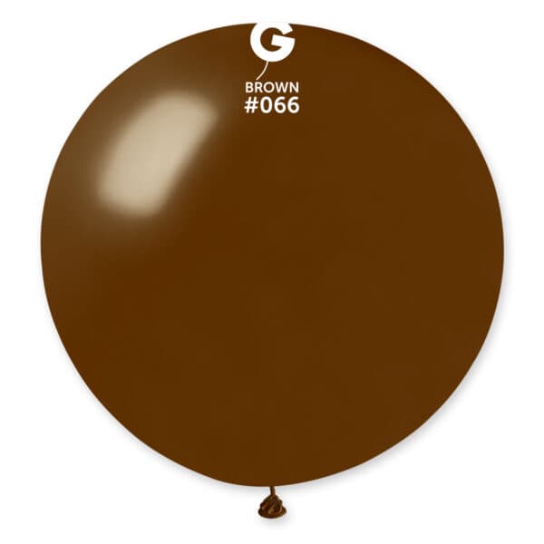 G-30” Metallic brown  #066 latex balloon