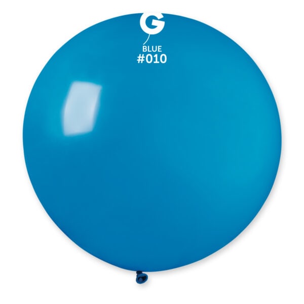 G- 30″ Blue #010 latex balloon