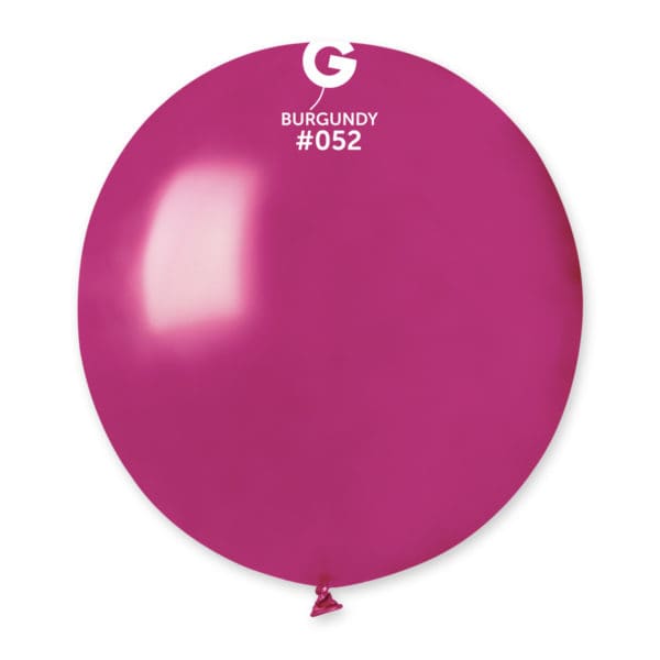G-19″ Metallic Burgundy #052 3pz
