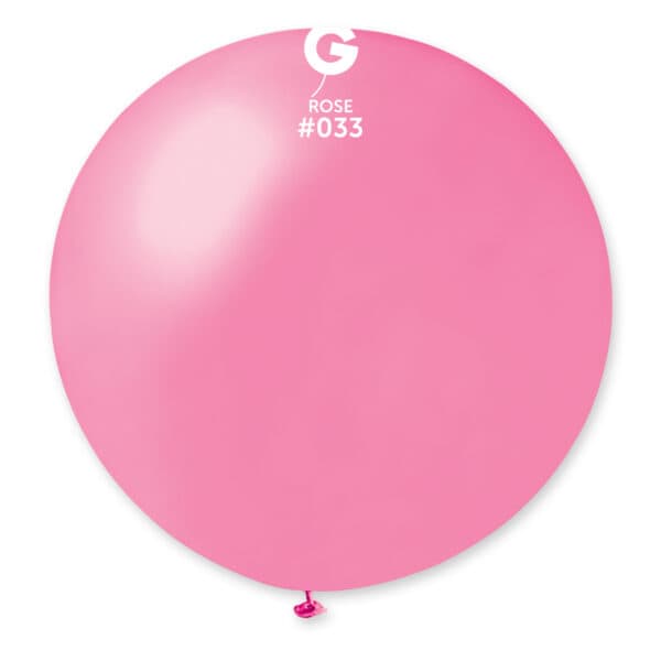 G- 30″ Metallic rose #033 latex balloon