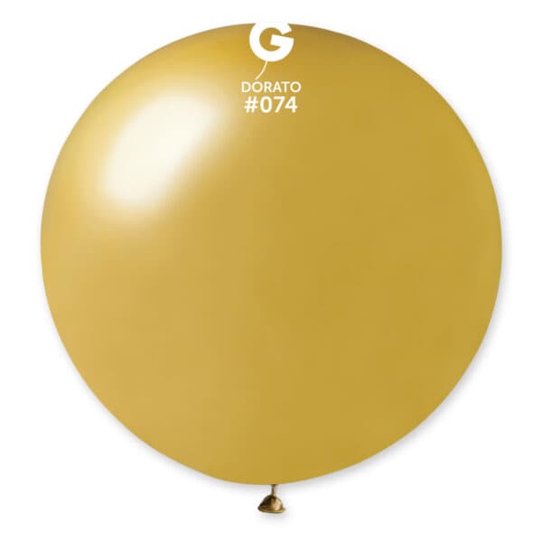 G- 30″ Metallic Dorato #074 latex balloon