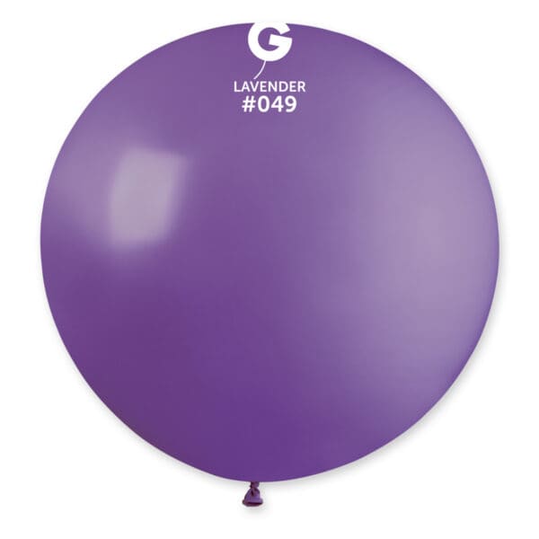 G-30″ Lavender #049 latex balloon