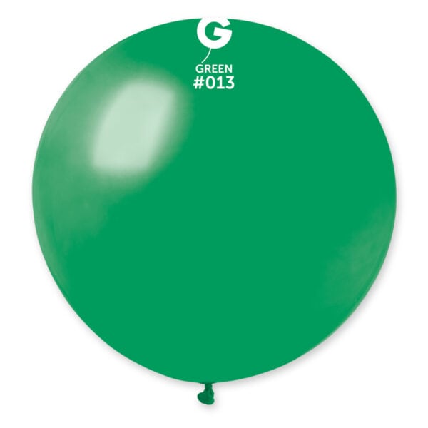 G- 30″ Green #013 latex balloon