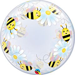 Bumblebee and flower Deco Bubble